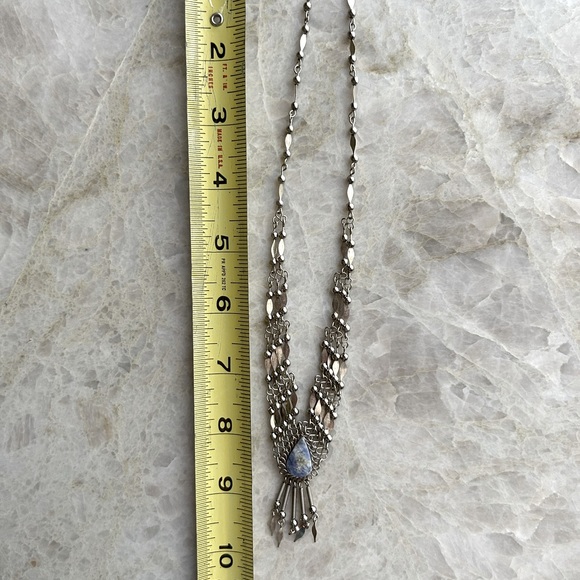 Stunning silver choker style necklace. Perfect accent piece for any outfit! - Picture 10 of 11